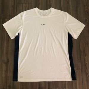 White & Navy Nike Shirt